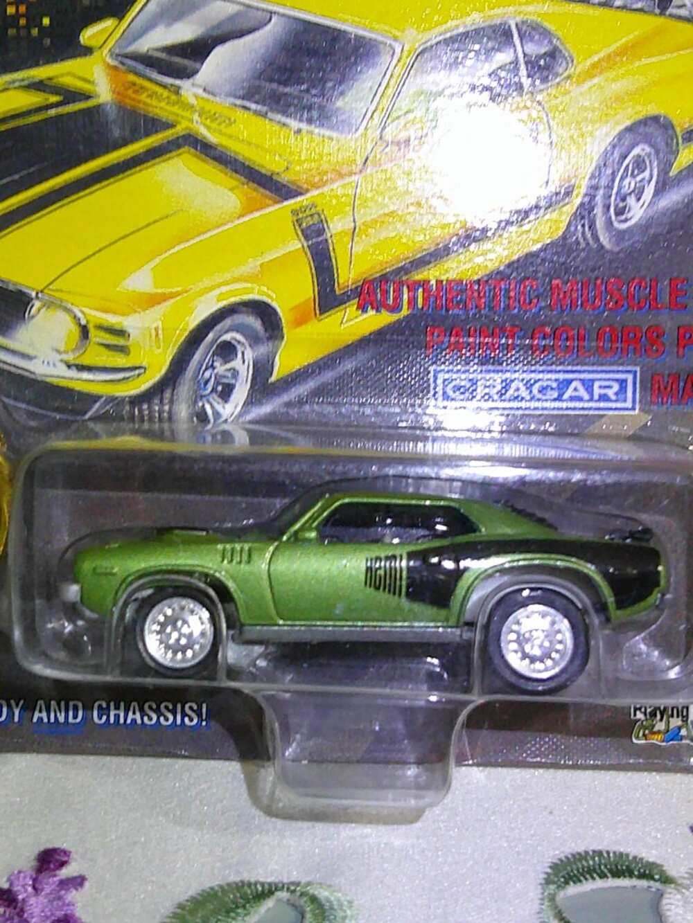 Johnny Lightning Muscle Cars USA Series 9 1971 Hemi Cuda Green Diecast 1:64 NM
